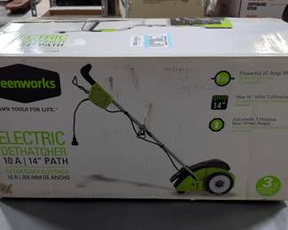 Greenworks Electric Dethatcher 10A 14" Path