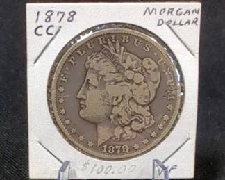 1878 CC Morgan Silver Dollar