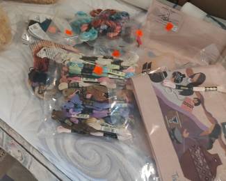 Specialty needlepoint fibers and yarns