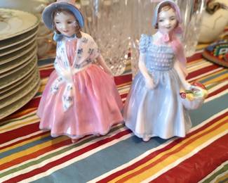 Doulton porcelain figurines - Wendy & Lily