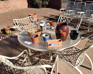 Patio table with 4 chairs