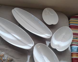 Rosenthal serving dishes - Tapio Wirkkala oblong leaf dishes