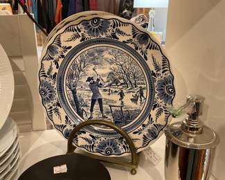 Holland Delft plates (3) $30 + tax each