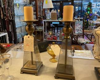 Restoration Hardware inspired candle holders