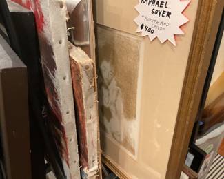 Raphael Soyer “mother and child” $100 + tax