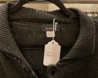 Mark Shale Wool Cardigan Sweater - Sz. S