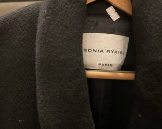 Wool Sonia Rykiel Peacoat Jacket - Sz. S