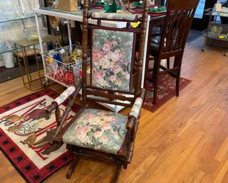Victorian era style spindle rocking chair $75 + tax