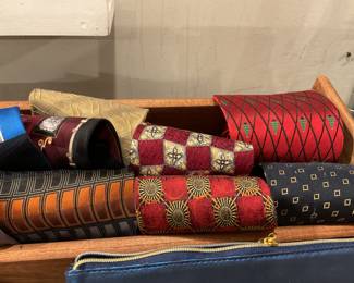 Assorted silk ties