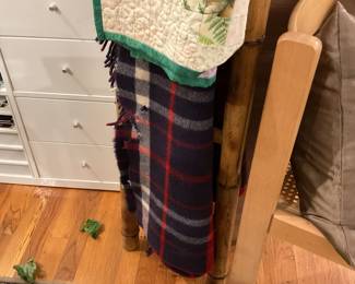Wool Tartan Print Blanket