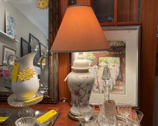 Vintage Ginger Jar Lamps (2) $42.50 + tax each 29” tall