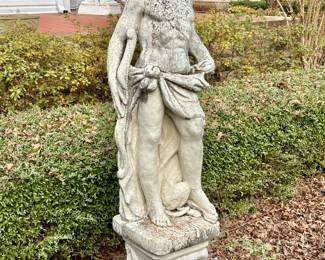 Cast Stone Garden Statue of Apollo the Hunter