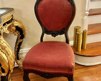 2 of the Pair of Victorian Chairs