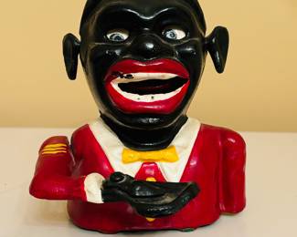 Cast Iron "Jolly" Mechanical Coin Bank