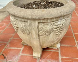 Cast Cement Planter