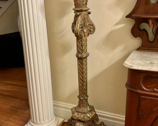 Louis XIV Gilded Wood Pedestal