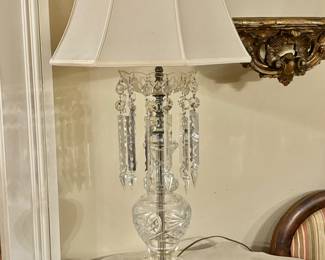 Crystal Table Lamp withPrisms