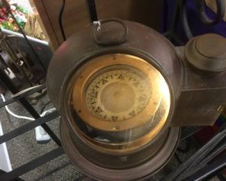 Vintage boat compass