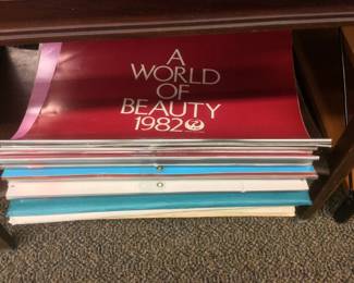 Vintage Airline girlie calendars