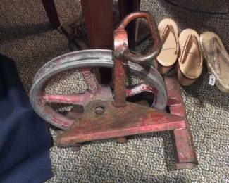 Antique Barn Steel Pulleys Wheels