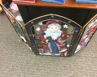 Christmas Fireplace Screen