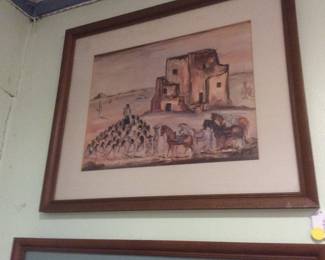 DEGRAZIA Original Signed Artwork