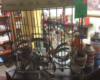Vintage Auto Supply Clamp Display