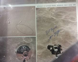 NASA Vintage , Astronauts, Original Signed Autographs