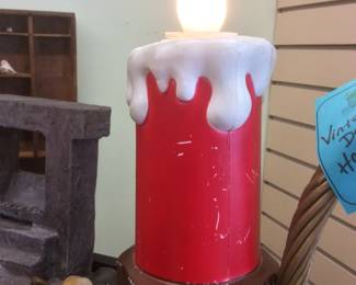 VTG Christmas Candle