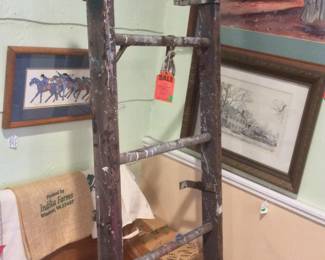 Antique Library Ladder
