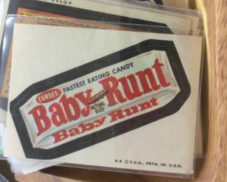 Original 1970's TOPPS WACKY PACKS PACKAGES CARDS