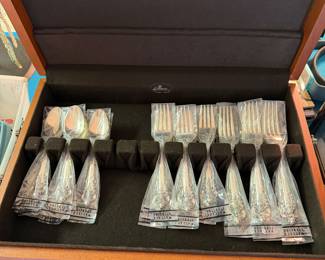 Wallace sterling silverware set