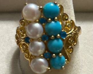 sterling with gold overlay