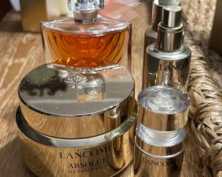 Lancome and Estee Lauder products