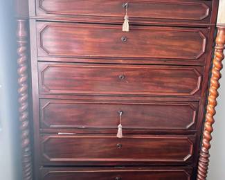 Antique dresser with marble top