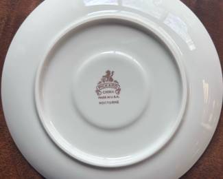 Markings from the fine china dinner set