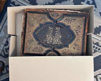 A very aged family bible