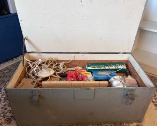 Tool chest full of older tools