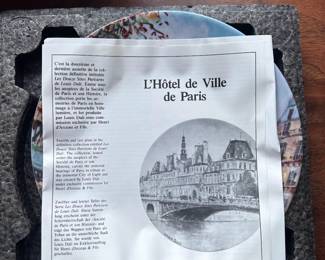 Certificate for each Limoge plate