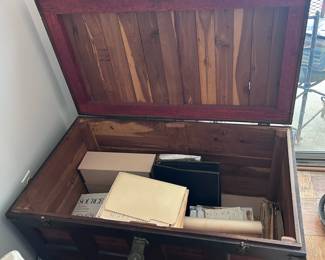 Cedar chest - Open
