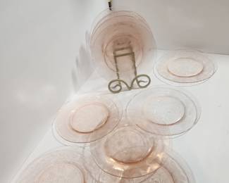 DEPRESSION GLASS PINK FENTON