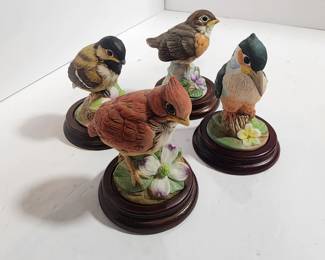 PORCELAIN AUDUBON BIRDS