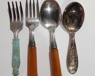 ANTIQUE BABY UTENSILS