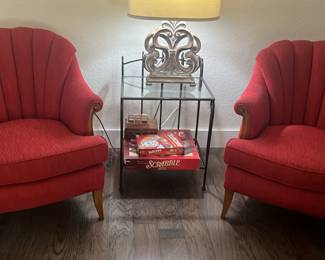 Vintage clamshell chairs