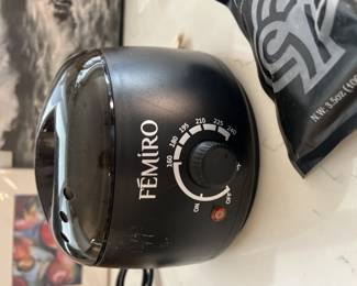 brow and face wax machine and wax beads