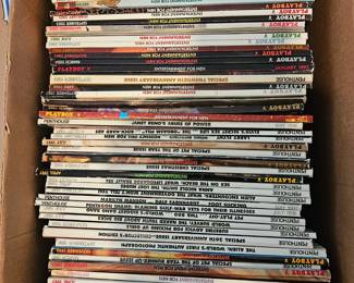 A box full of vintage adult magazines from the 80s and '90s.
$3 each and up