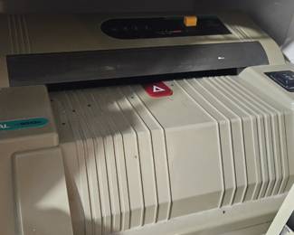 Vintage Industrial 5 paper shredder $30