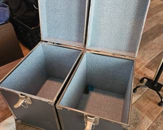 Opened ( I think they will fit record albums)