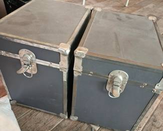 2 large sit-able storage boxes $15 each