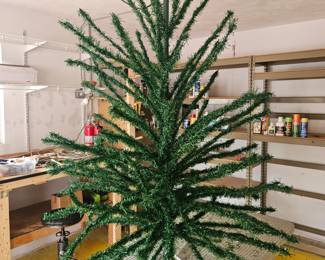 Vintage 1960's 5 ft tall Christmas Tree $300 ( we have storage box ) this is on consignment from another client